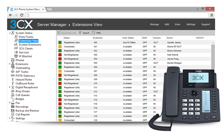 management console